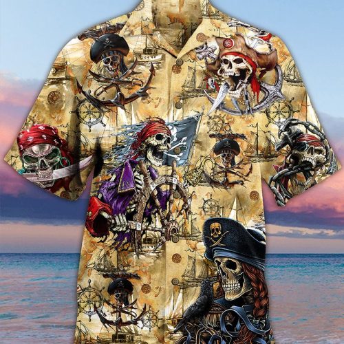 Skull Amazing Pirate Hawaiian Shirt