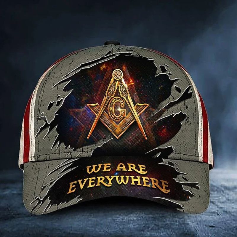 Masonic Hat Were Everywhere USA Flag 