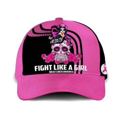Breast Cancer Awareness Fight Like A Girl Cap