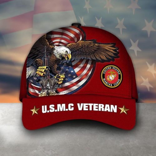 Armed Forces Usmc Marine Corps Veteran Military Soldier Cap