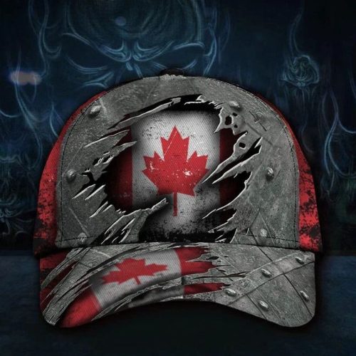 Canada Flag Hat 3 D Printed Vintage Cap Patriotic Canada Cap Men Gift