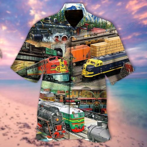 Never Too Old To Play With Train Hawaiian Shirt