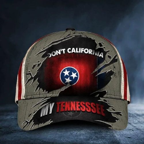 Dont California My Tennessee Hat Unique Vintage USA Flag Cap For Men Father In Law Gift