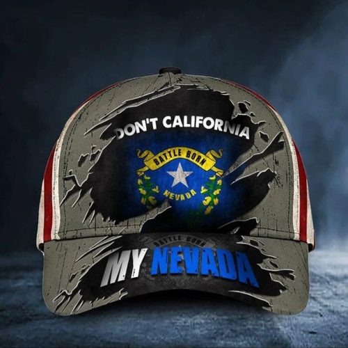 Dont California My Nevada Hat Vintage USA Flag Cap Honoring State Of Nevada Merchandise