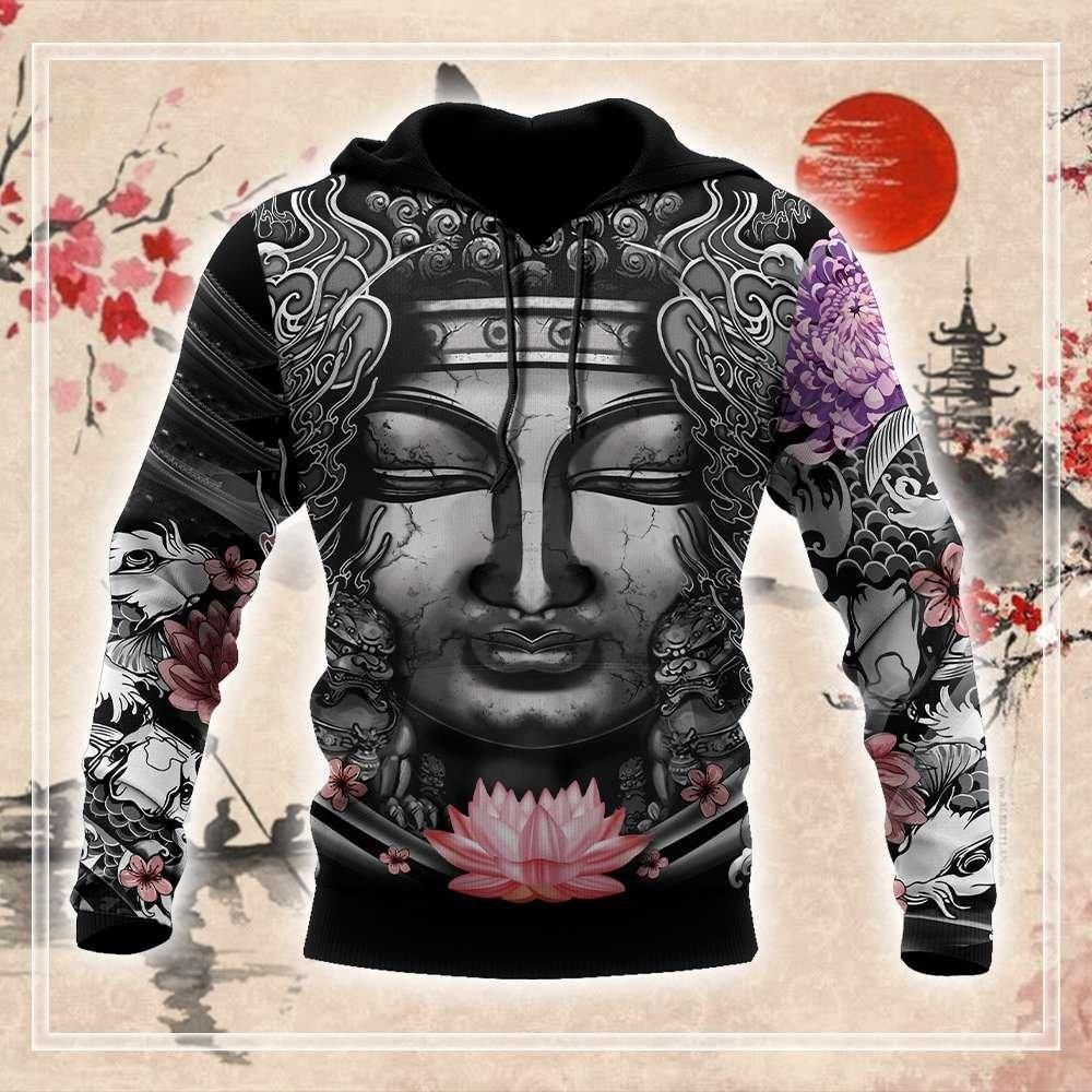 Buddhism Japanese Tattoo hoodie