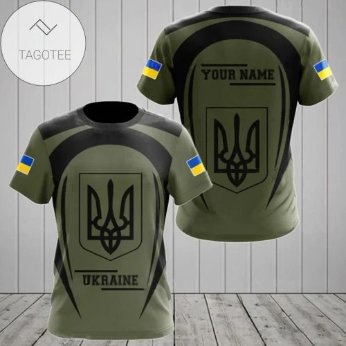 Personalized Ukraine With Ukrainian Flag Shirt  - 3D T-shirt