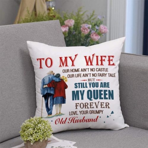 Personalized Husband To Wife You Are My Queen Forever Pillow Case