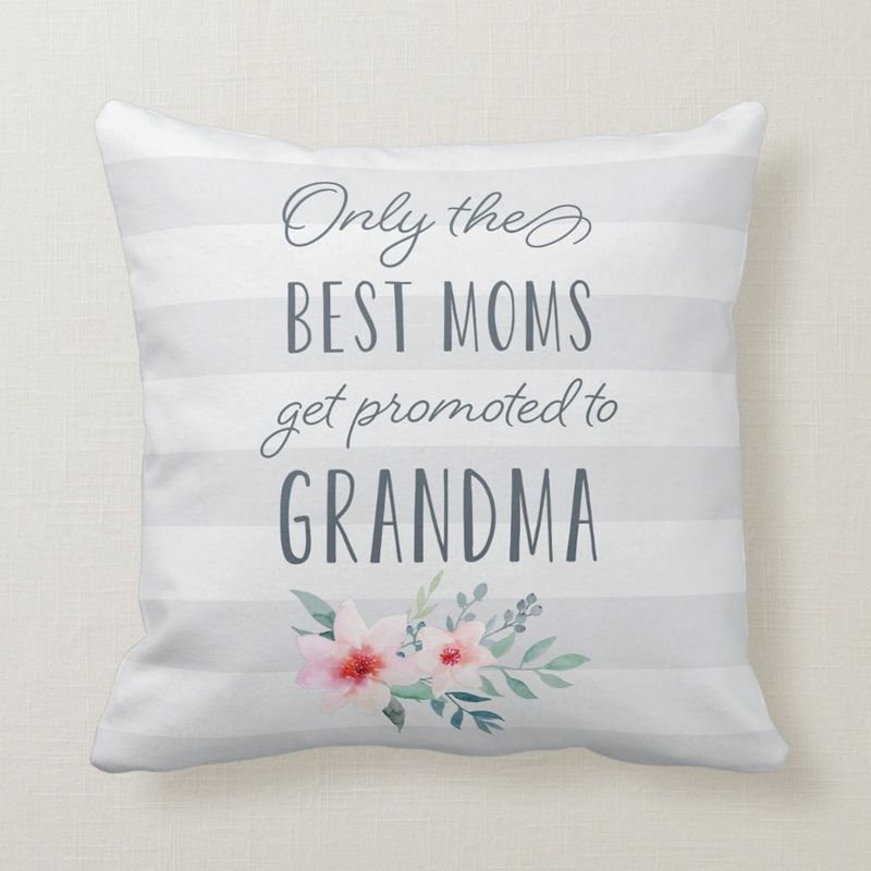 Personalized Only The Best Moms Get Promoted To Grandma Pillow Case