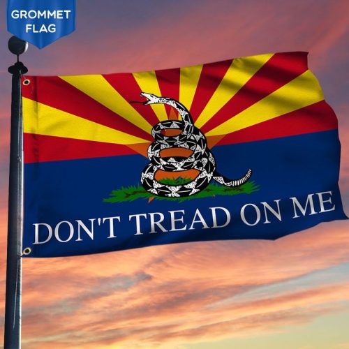 Arizona Grommet Flag Gadsden Dont Tread On Me Flag