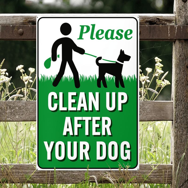 Please Clean Up After Your Dog Mental Signs