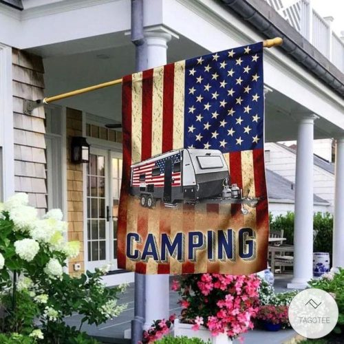 Camping US Flag