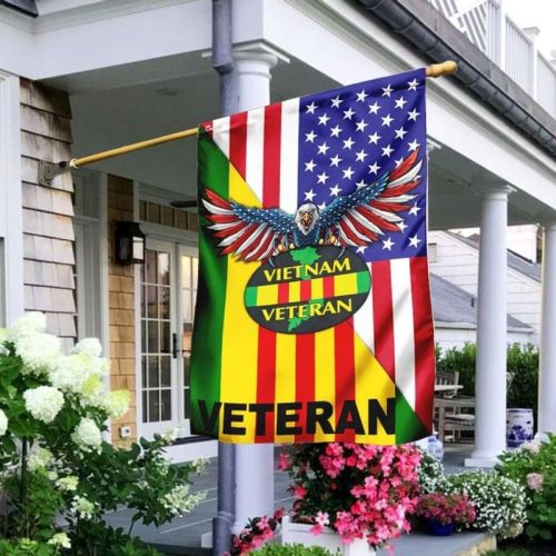 Eagle USA Vietnam Veteran Garden Flag