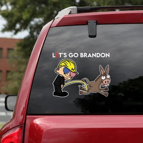 Donkey Lets Go Brandon Car Decal