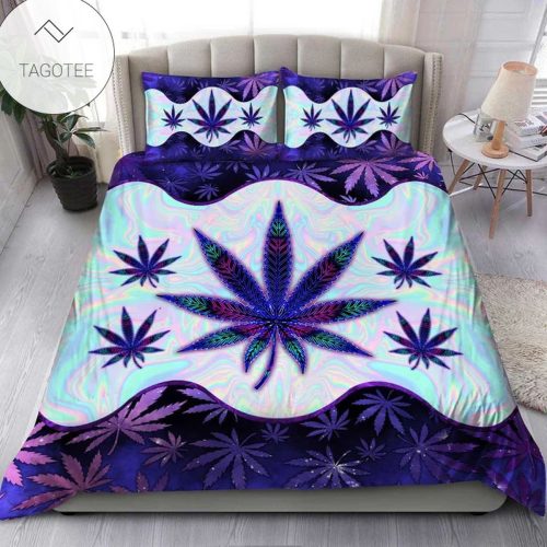 Purple Mandala Weed Bedding Set  - Bedding Set