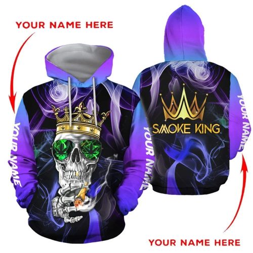 Smoke King Weed 3D hoodie - 3D Hoodie