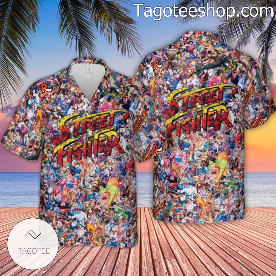 Street Fighter Game Hawaiian Shirt