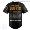 24k Music Bruno Mars World Tour 2023 Baseball Button Down Shirts b