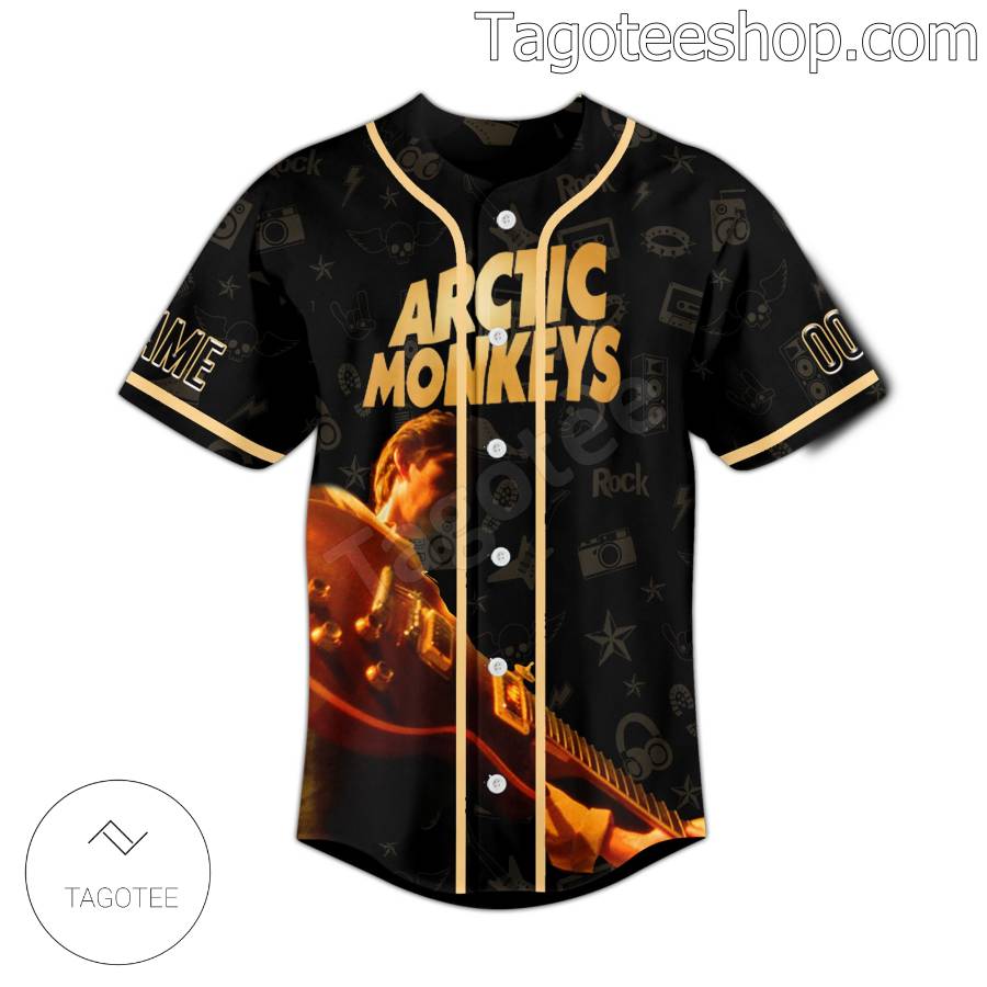 Arctic Monkeys Rock North American Tour 2023 Baseball Button Down Shirts a