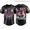 Axl Rose Welcome To The Jungle Baseball Button Down Shirts a