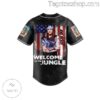 Axl Rose Welcome To The Jungle Baseball Button Down Shirts b