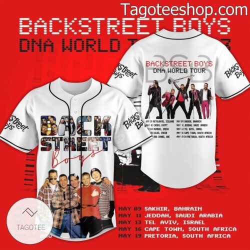 Backstreet Boys Dna World Tour Baseball Jersey