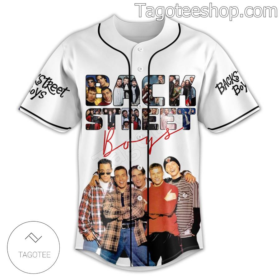 Backstreet Boys Dna World Tour Baseball Jersey b