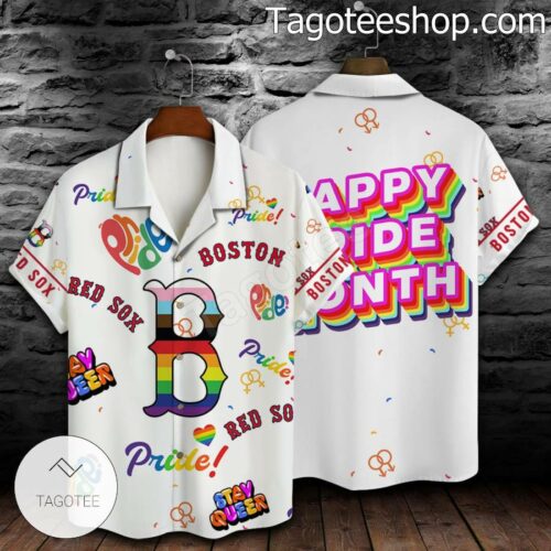 Boston Red Sox MLB Pride LGBTQ+ Short Sleeve Shirt