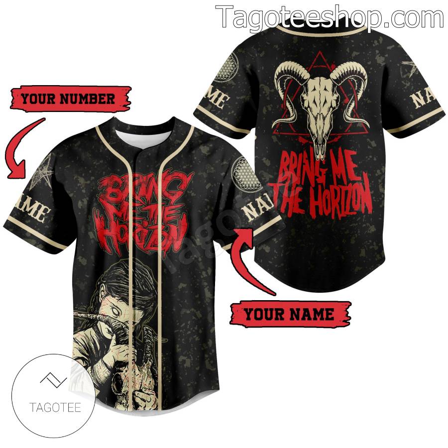 Bring Me The Horizon Music Band Personalized Baseball Button Down Shirts