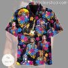 Bruce Springsteen Floral Colorful Short Sleeve Shirt a Bruce Springsteen Floral Colorful Short Sleeve Shirt a