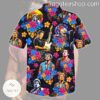 Bruce Springsteen Floral Colorful Short Sleeve Shirt b Bruce Springsteen Floral Colorful Short Sleeve Shirt b