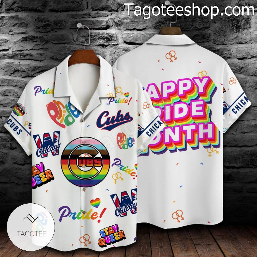 Chicago Cubs MLB Pride LGBTQ+ Short Sleeve Shirt