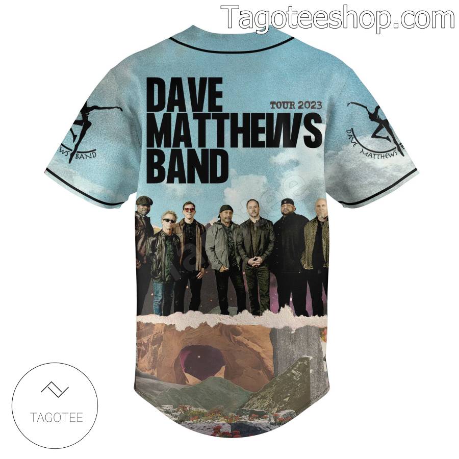 Dave Matthews Band Tour 2023 Walk Around The Moon Baseball Button Down Shirts c