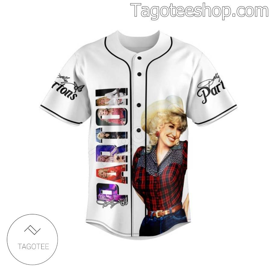 Dolly Parton Signature Personalized Baseball Jersey b