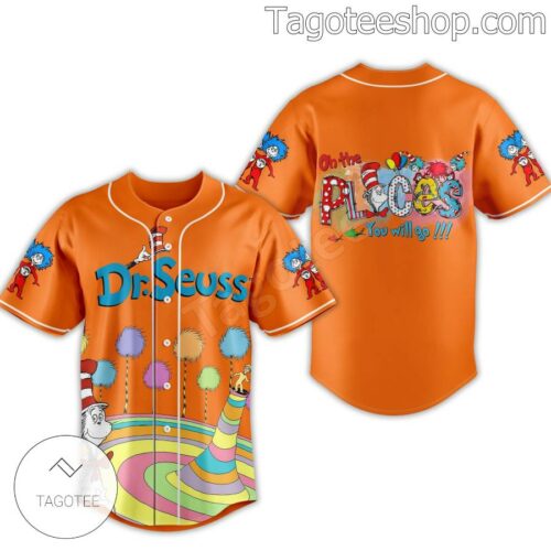 Dr. Seuss Oh The Places You Will Go Baseball Jersey