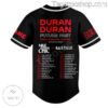 Duran Duran Future Past North American Tour 2023 Baseball Button Down Shirts b