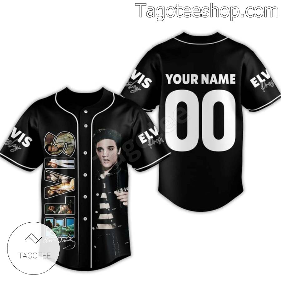Elvis Presley Signature Personalized Baseball Jersey a