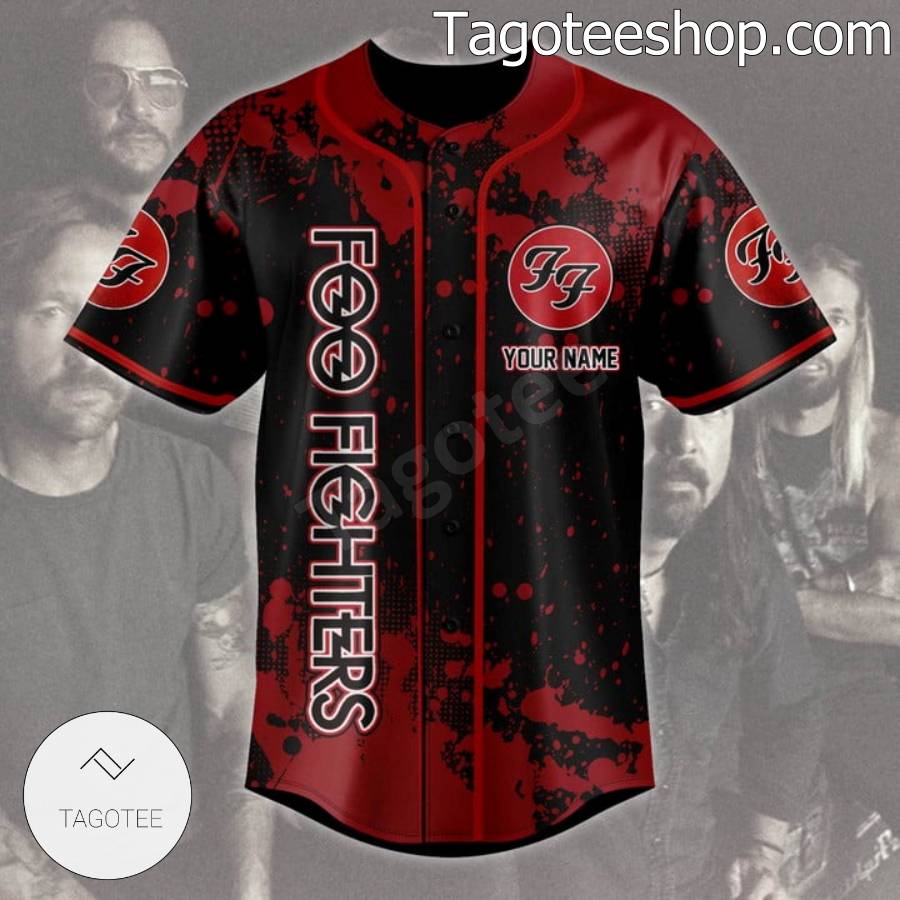 Foo Fighters Born To Shirt Forced To Wipe Personalized Baseball Jersey b