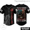 Foo Fighters Truth Or Consequence Say It Aloud Skull American Flag Personalized Baseball Button Down Shirts: