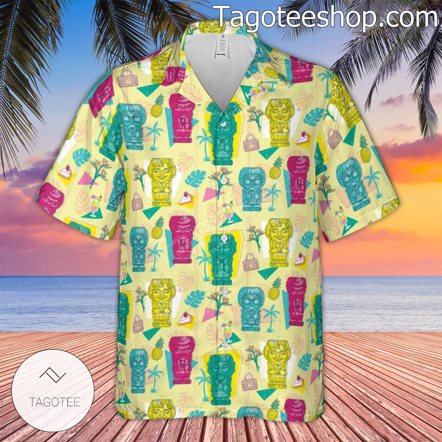 Golden Girls Tiki Hawaiian Shirt b