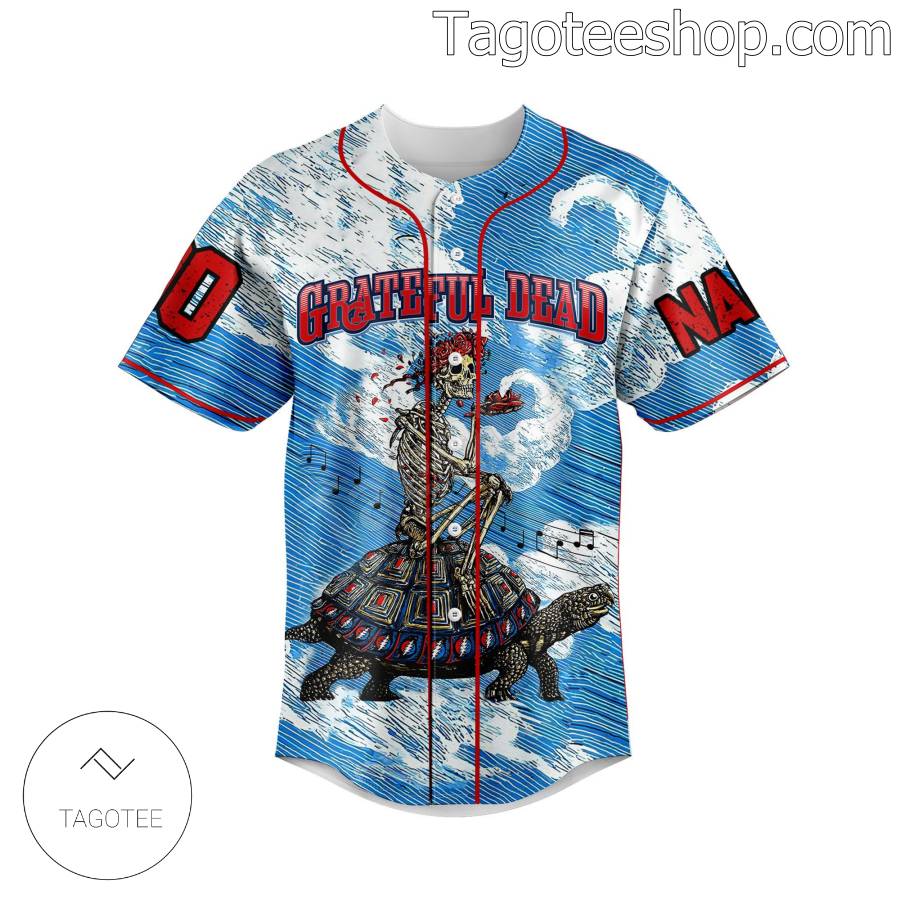 Grateful Dead If You Get Confused Just Listen To The Music Personalized Baseball Button Down Shirts a