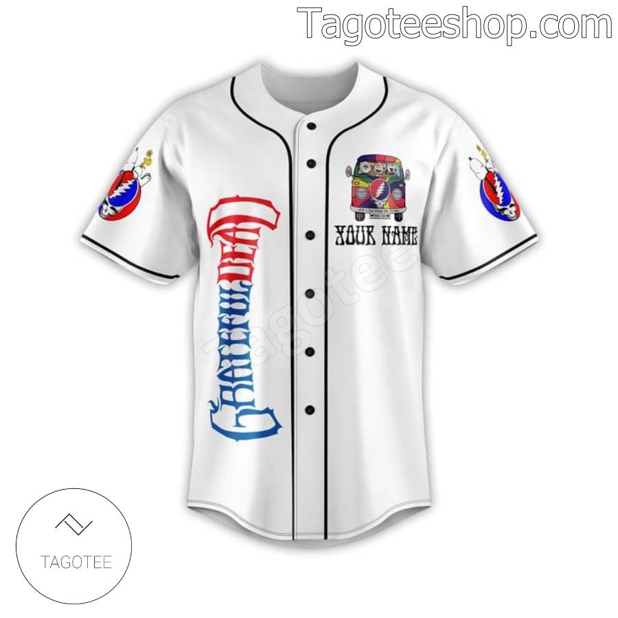 Grateful Dead Thank You For The Memories Sigantures Personalized Baseball Jersey b