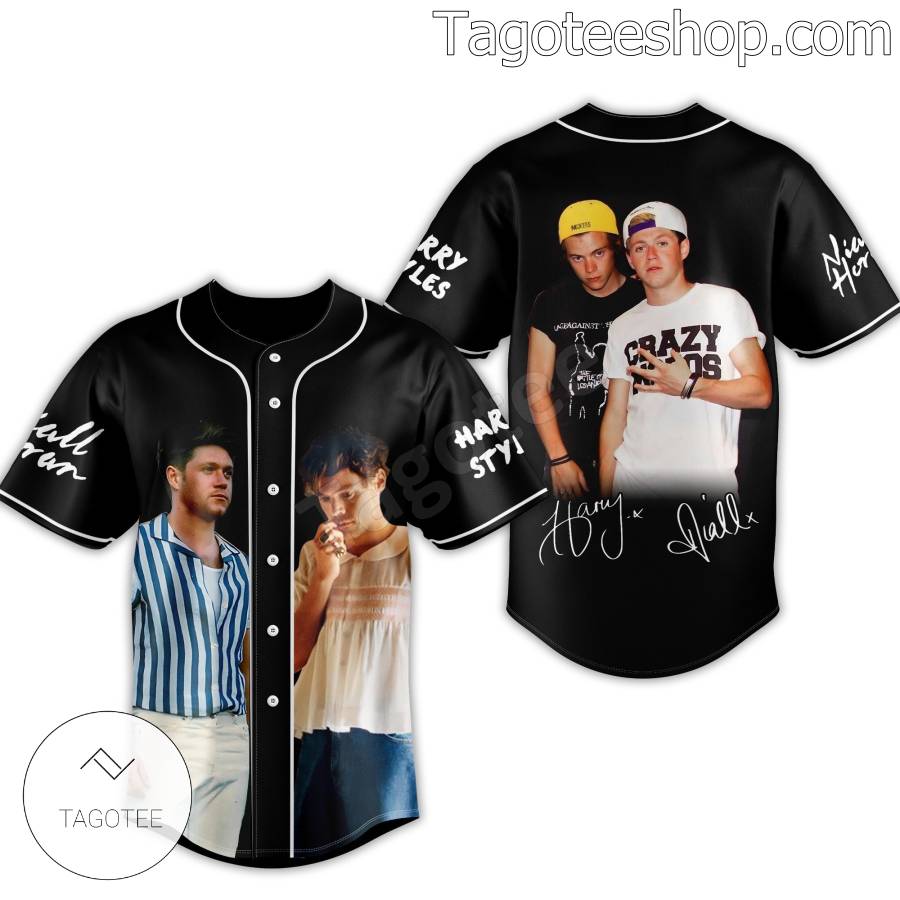 Harry Styles And Niall Horan Signature Baseball Jersey a