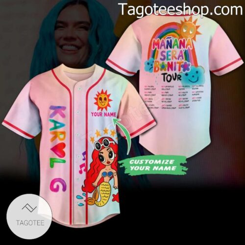 Karol G Manana Sera Bonito Tour Baseball Button Down Shirts