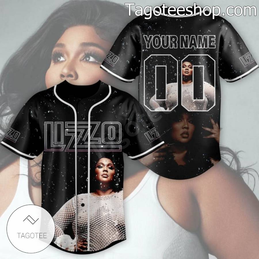 Lizzo Glitter Personalized Baseball Jersey