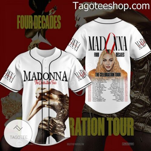 Madonna The Celebration Tour Baseball Jersey