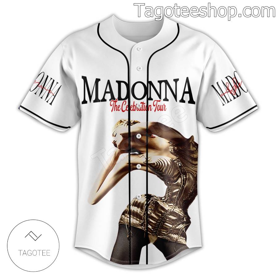 Madonna The Celebration Tour Baseball Jersey b