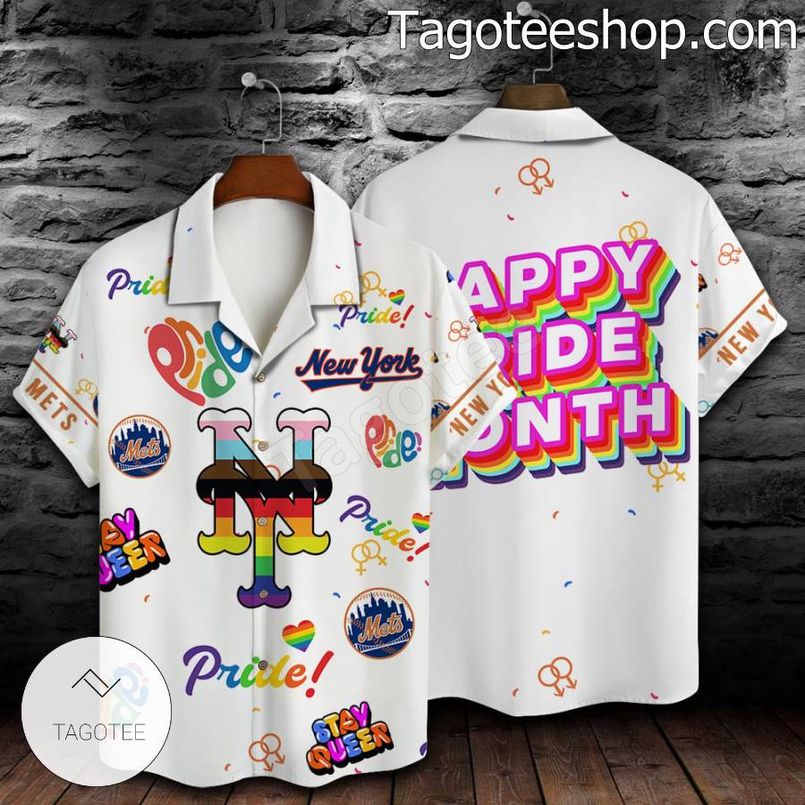 New York Mets MLB Pride LGBTQ+ Short Sleeve Shirt
