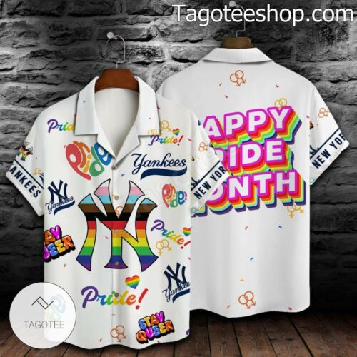 New York Yankees MLB Pride LGBTQ+ Short Sleeve Shirt