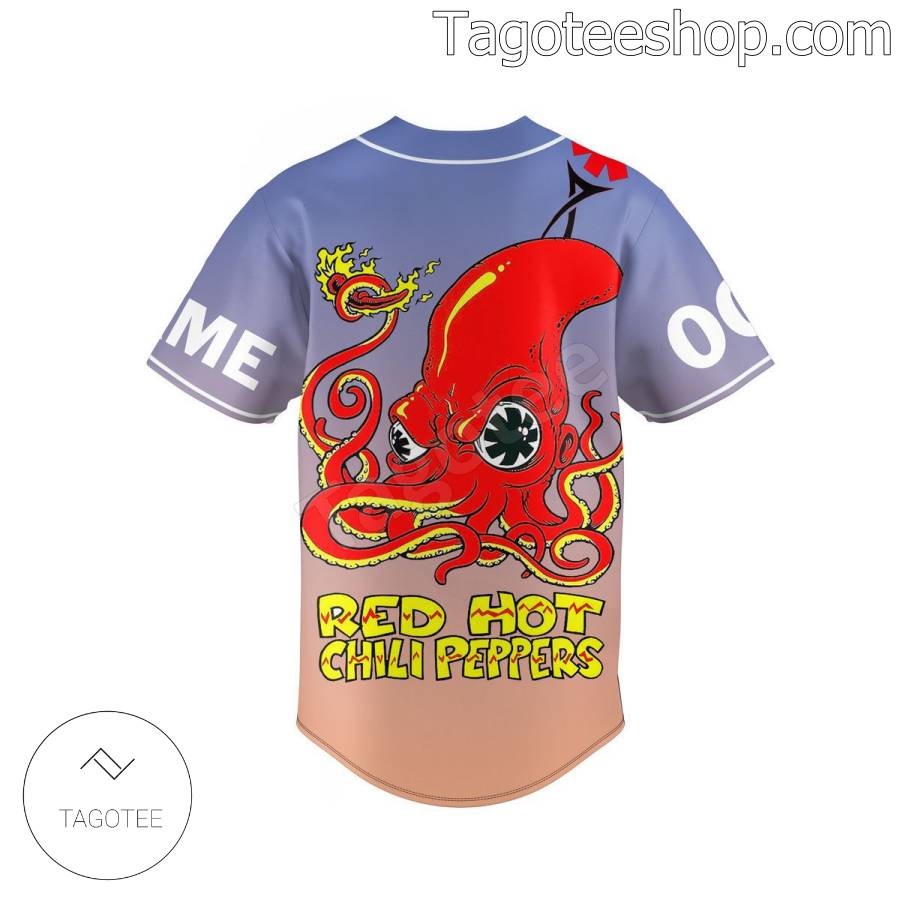 Red Hot Chili Peppers Personalized Baseball Button Down Shirts b