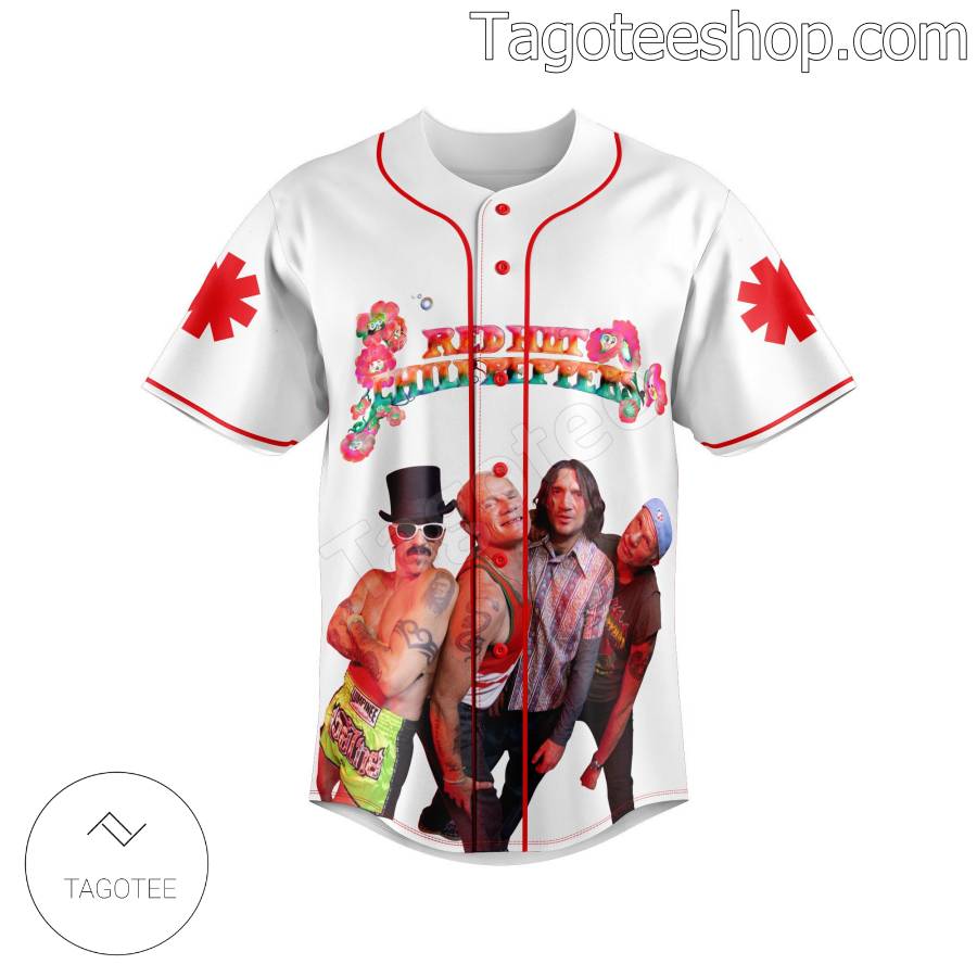 Red Hot Chili Peppers World Tour 2023 Baseball Jersey c